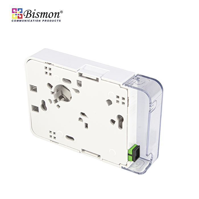 กล่องเก็บสาย fiber optic 1 Port Optical Fiber Wall Outlet FTTx Box with cover(กล่องเปล่า)